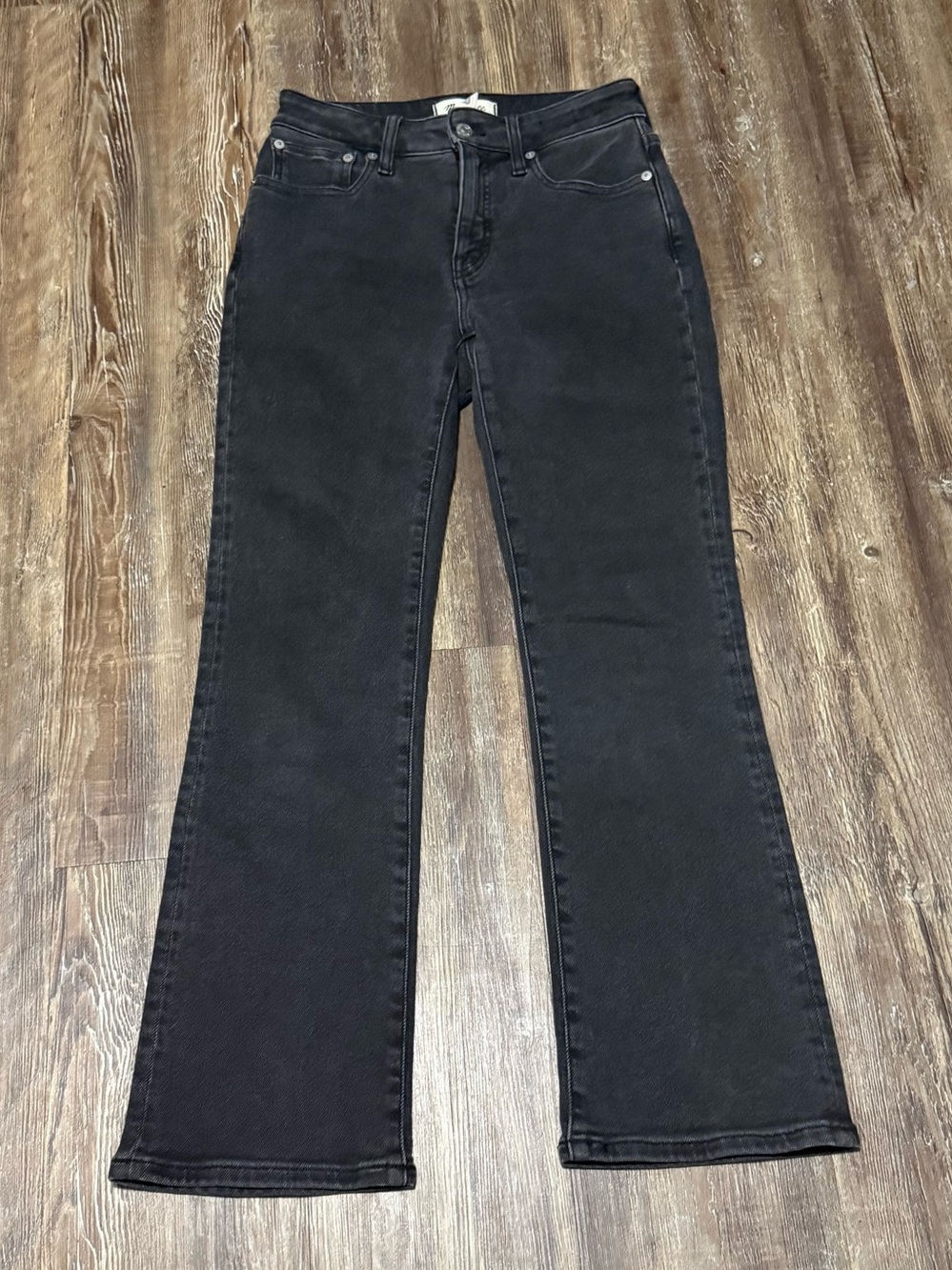 Madewell Curvy Kick Out Jeans Women's 25 Bootcut Mid Rise in Starkey Wash Denim
